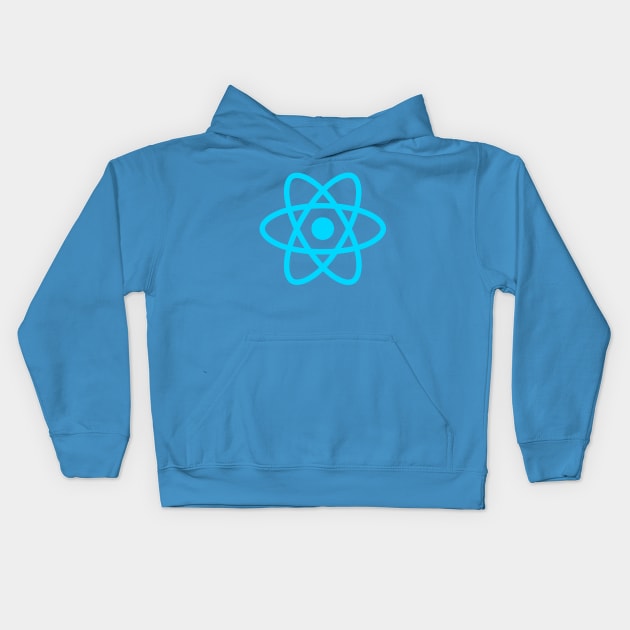 ReactJS JavaScript Programmer Kids Hoodie by vladocar